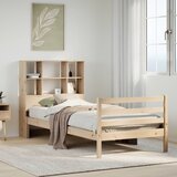 vidaXL Krevet s regalom za knjige bez madraca 100 x 200 cm od borovine | shoptok.hr
