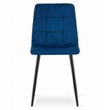 KARA stolica - tamnoplavi baršun x 4 | shoptok.hr