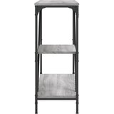  Konzolni stol siva boja hrasta 88,5x30x75 cm konstruirano drvo | Eponuda.ba