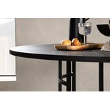 Furniture Fashion Copenhagen okrugli blagovaonski stol ⌀115 cm, crni Slike