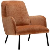 Sits Oranžen žameten fotelj Oliver – | Shoptok.si