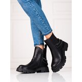 SHELOVET Black women's daggers with chain | Shoptok.si