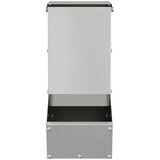 Hranilica za zečeve Srebrno 12,5 x 26 x 28,5 cm Cinkani čelik | Eponuda.com