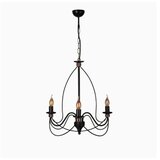 Opviq Berfin 3 Lü Siyah Rustik Multicolor Chandelier | Eponuda.com