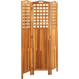 Sobna pregrada s 3 panela 121 x 2 x 170 cm masivno drvo bagrema | Eponuda.ba