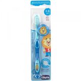 Chicco CFL Četkica za zube Tiger, 3-6 godina, Plava