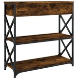  Konzolni stol boja hrasta 75 x 28 x 75 cm konstruirano drvo | shoptok.hr