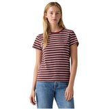 Levi's Levis - bordo-bela ženska majica Cene