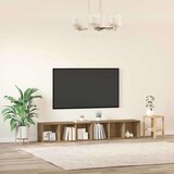  Set TV komoda Zidne 2 pcs Umjetnički hrast 37 x 35 x 107cm | shoptok.hr
