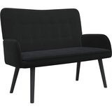  Kauč za dvoje Crna 115 x 61 x 87 cm Baršun | Eponuda.com