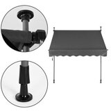 MULTIGARDEN tenda za terasu i balkon sa podešavanjem visine gray multigarden AW-016 grey | ePonuda.com