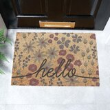 Artsy Doormats Otirač od kokosovih vlakana 40x60 cm Hello Scribbly Floral – | shoptok.hr