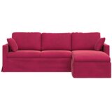SOFA Vinska crvena 228 x 134 x 80 cm Baršun | shoptok.hr