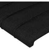  Uzglavlje s ušima crni 183x16x118/128 cm od tkanine | shoptok.hr