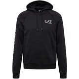 Ea7 Emporio Armani Majica črna / bela | Shoptok.si