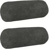 Presvlaka za jastuk 2 pcs HEERLEN Antracit Ø 15 x 40 cm