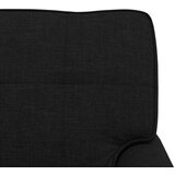  Ležaljka s jastukom Crna 91 x 157 x 91 cm tkanina | shoptok.hr