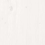  Posteljni okvir bel iz trdnega lesa 135x190 cm 4FT6, (20788035) | Shoptok.si