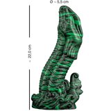 Beasty Cocks Lizard Peak - gušter dildo (zeleno-crno) | shoptok.hr