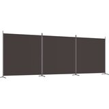 Maison Chic Paravan - Sobne pregrade 3-delni 525x180 cm rjavo blago, (22111543) | Shoptok.si