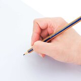  HB Olovke Ø 0,7 x 18 cm Plava i žuta Čvrsta drvo topole | shoptok.hr