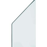 Staklena ploča za kamin šesterokutna 120 x 60 cm | shoptok.hr