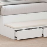  Nočne mize Bela MDF Srednja Enostavna Nočna omarica, (22008211) | Shoptok.si