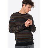 Iriedaily Pulover 'Mineo' mornarska / karamel / bordo / črna | Shoptok.si
