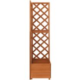 Maison Chic Kotno cvetlično korito z oporno mrežo 40x40x150 cm les jelke, (21790340) Cene