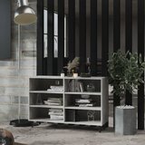  Komoda siva boja betona 103,5x35x70 cm od konstruiranog drva | shoptok.hr