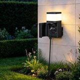 Brilagi Spoljna zidna lampa sa utičnicom SCHUKO PILLAR 1xG9/11W/230V IP44 crna | Eponuda.com