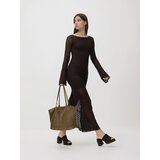 Reserved Ženska haljina - tamnosmeđe | shoptok.hr