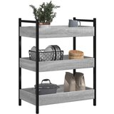  Kuhinjska kolica siva boja hrasta 50x30x70 cm konstruirano drvo | shoptok.hr