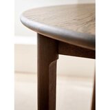 Hammel Furniture Okrogla raztegljiva jedilna miza z dodatno ploščo iz masivnega hrasta ø 120 cm Noor – | Shoptok.si