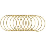 RAYHER Kovinski obroči, 15 cm, zlati, set 10, (20633985) Cene