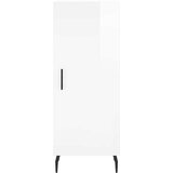 vidaXL Komoda sjajna bijela 34 5 x 34 x 90 cm od konstruiranog drva | shoptok.hr