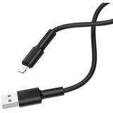  USB kabal BOROFONE BX31 Soft silicone charging data cable 1m, 2,4A for iPhone/lightning black | Eponuda.ba