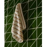 Kave Home Oranžna/bež frotirna bombažna brisača 30x50 cm Dorane – | Shoptok.si