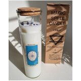  magična uročna sveča – zaščita - glass, soywax - birma - home warming Cene