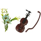  Lutka za igru Emily sa violinom i cvijećem - 30 cm | Shoptok.si