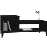  Stolić za kavu crni 100 x 50 x 45 cm od konstruiranog drva | shoptok.hr