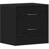  Noćni ormarići 2 kom. crni hrast 40x30x40 cm inženjerski drvo | Eponuda.com