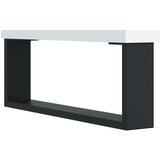 vidaXL Nočna omarica bela 40x35x47,5 cm inženirski les | Shoptok.si