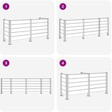  Ograda za kante za smeće Siva 237 x 85 x 115 cm Aluminij i WPC | shoptok.hr