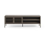 Marckeric Siva kovinska TV omarica 160x50x35 cm Fayna – Cene