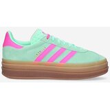 Adidas Nizke superge 'Gazelle Bold' zlata / travnato zelena / roza | Shoptok.si