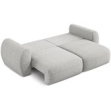 Makamii Svijetlo siva sklopiva/s prostorom za odlaganje sofa od samta 266 cm Kini – | shoptok.hr