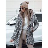 DStreet Women's winter jacket PURRBREEZ long quilted reversible with a hood in camel color | Shoptok.si