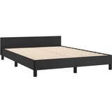  Okvir za krevet s uzglavljem crni 140x200 cm od umjetne kože | shoptok.hr