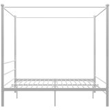  Okvir za krevet s nadstrešnicom bijeli metalni 200 x 200 cm | Eponuda.com